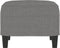 vidaXL - Voetenbank - 60x50x41 - cm - stof - donkergrijs