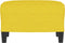 vidaXL - Voetenbank - 60x50x41 - cm - stof - geel