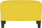 vidaXL - Voetenbank - 60x50x41 - cm - stof - geel