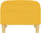 vidaXL - Voetenbank - 60x50x41 - cm - stof - geel