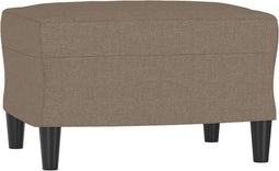 vidaXL - Voetenbank - 60x50x41 - cm - stof - taupe