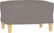 vidaXL - Voetenbank - 60x50x41 - cm - stof - taupe
