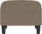 vidaXL - Voetenbank - 60x50x41 - cm - stof - taupe
