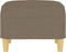 vidaXL - Voetenbank - 60x50x41 - cm - stof - taupe