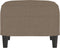vidaXL - Voetenbank - 60x50x41 - cm - stof - taupe