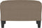 vidaXL - Voetenbank - 60x50x41 - cm - stof - taupe