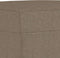 vidaXL - Voetenbank - 60x50x41 - cm - stof - taupe