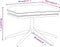 vidaXL - Voetenbank - 60x60x35 - cm - microvezelstof - bruin