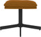 vidaXL - Voetenbank - 60x60x36 - cm - fluweel - bruin