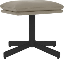 vidaXL - Voetenbank - 60x60x36 - cm - fluweel - lichtgrijs