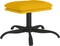 vidaXL - Voetenbank - 60x60x36 - cm - fluweel - mosterdgeel