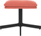 vidaXL - Voetenbank - 60x60x36 - cm - fluweel - roze