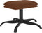 vidaXL - Voetenbank - 60x60x36 - cm - microvezelstof - bruin