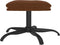 vidaXL - Voetenbank - 60x60x36 - cm - microvezelstof - bruin