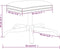 vidaXL - Voetenbank - 60x60x36 - cm - microvezelstof - donkergrijs