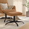 vidaXL - Voetenbank - 60x60x36 - cm - microvezelstof - taupe