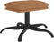 vidaXL - Voetenbank - 60x60x36 - cm - microvezelstof - taupe