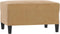 vidaXL - Voetenbank - 70x55x41 - cm - fluweel - bruin