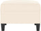 vidaXL - Voetenbank - 70x55x41 - cm - fluweel - crèmekleurig