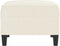 vidaXL - Voetenbank - 70x55x41 - cm - fluweel - crèmekleurig