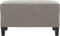 vidaXL - Voetenbank - 70x55x41 - cm - fluweel - lichtgrijs