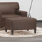 vidaXL - Voetenbank - 70x55x41 - cm - kunstleer - bruin