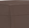 vidaXL - Voetenbank - 70x55x41 - cm - kunstleer - bruin