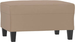 vidaXL - Voetenbank - 70x55x41 - cm - kunstleer - cappuccino