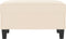 vidaXL - Voetenbank - 70x55x41 - cm - microvezelstof - beige