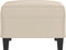 vidaXL - Voetenbank - 70x55x41 - cm - microvezelstof - crèmekleurig