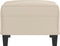vidaXL - Voetenbank - 70x55x41 - cm - microvezelstof - crèmekleurig