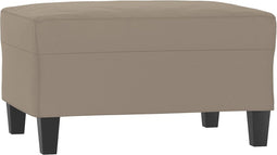 vidaXL - Voetenbank - 70x55x41 - cm - microvezelstof - taupe