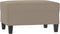 vidaXL - Voetenbank - 70x55x41 - cm - microvezelstof - taupe