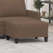 vidaXL - Voetenbank - 70x55x41 - cm - stof - bruin