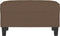 vidaXL - Voetenbank - 70x55x41 - cm - stof - bruin