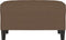 vidaXL - Voetenbank - 70x55x41 - cm - stof - bruin