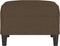 vidaXL - Voetenbank - 70x55x41 - cm - stof - bruin