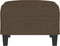vidaXL - Voetenbank - 70x55x41 - cm - stof - bruin