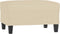 vidaXL - Voetenbank - 70x55x41 - cm - stof - crèmekleurig