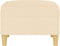 vidaXL - Voetenbank - 70x55x41 - cm - stof - crèmekleurig