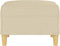 vidaXL - Voetenbank - 70x55x41 - cm - stof - crèmekleurig