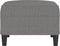 vidaXL - Voetenbank - 70x55x41 - cm - stof - donkergrijs