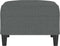 vidaXL - Voetenbank - 70x55x41 - cm - stof - donkergrijs