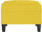 vidaXL - Voetenbank - 70x55x41 - cm - stof - lichtgeel