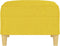 vidaXL - Voetenbank - 70x55x41 - cm - stof - lichtgeel