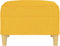 vidaXL - Voetenbank - 70x55x41 - cm - stof - lichtgeel