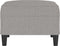 vidaXL - Voetenbank - 70x55x41 - cm - stof - lichtgrijs
