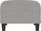 vidaXL - Voetenbank - 70x55x41 - cm - stof - lichtgrijs