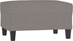 vidaXL - Voetenbank - 70x55x41 - cm - stof - taupe