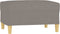 vidaXL - Voetenbank - 70x55x41 - cm - stof - taupe
